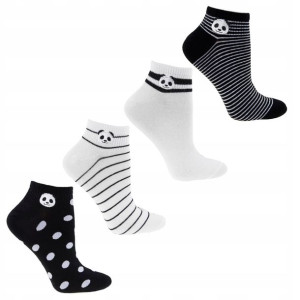 MORAJ Skarpety Stopki Damskie Panda 4-PARY 35-38