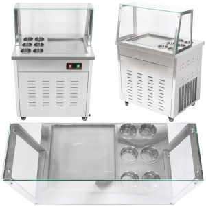 Maszyna Do Lodów Tajskich 1000w Nierdzewna 15l/h
