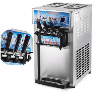 Automat Maszyna Do Lodów Włoskich 3 Smaki 2x 4,2 L