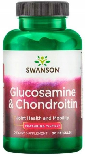 Swanson Glukozamina z Chondroityna 90kaps. Kości