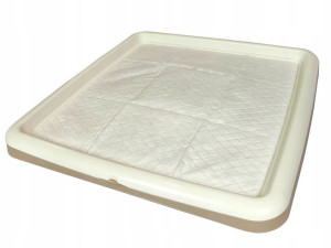 KUWETA Dla Psa M Mata Do Nauki Sikania 60x60 +Maty