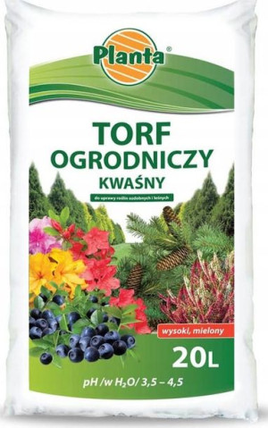 Torf Kwaśny Ogrodniczy Pod Borówkę 20 L