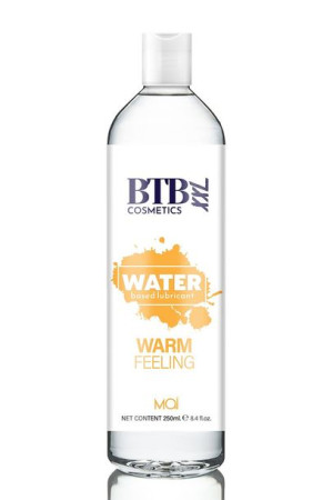 Btb Water Based Warm Feeling Lubricant 250ml