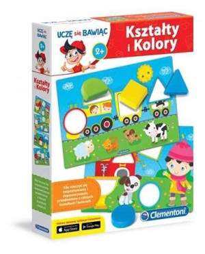 Clementoni Kształty I Kolory uczę się bawiąc 2+