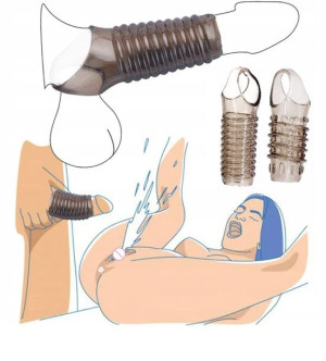 2x Nakładka Na Penisa Sex Zabawki Opóźnienie Wytrysku
