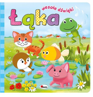 Łąka Wesołe dźwięki książeczka gumowe przyciski