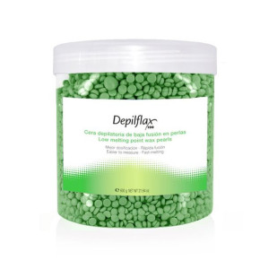 Depilflax Wosk Twardy Bezpaskowy Do Depilacji Perełka 600G Vege