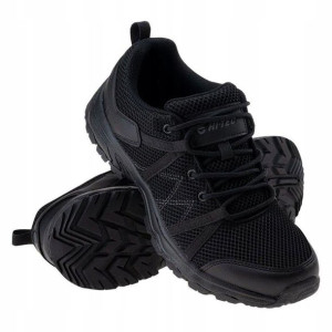 Buty Hi-Tec Ravan trekkingowe z siatki czarne 43