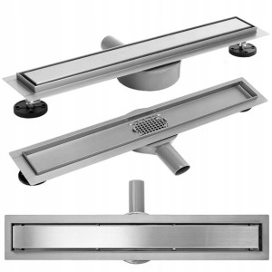 Odpływ Liniowy Pure Neo Pro 100 Komplet Stal - Rea
