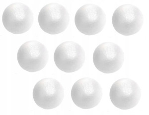 Kula Styropianowa 6cm Bombki Styropianowe 10szt