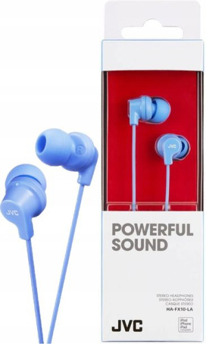 Słuchawki douszne JVC HA-FX10 niebieskie