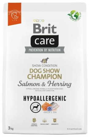 Brit Care Dog Hypoallergenic Dog Show Champion 3kg