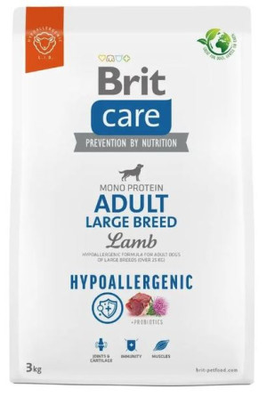 Brit Care Dog Hypoallergenic Adult Large Lamb 3kg