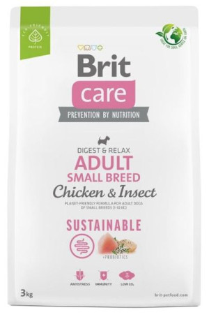 Brit Care Dog Sustainable Adult Chicken Insect 3kg