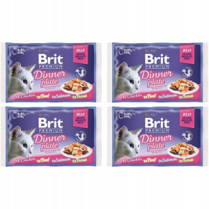 Brit Premium Cat Jelly Fillet Dinner Plate 16x85g