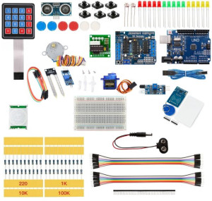 Zestaw edukacyjny XXL Arduino UNO rfid L293d sg90