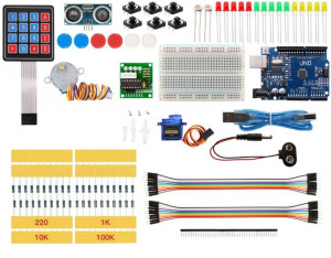 Zestaw edukacyjny L Arduino UNO sg90 28byj uln2003