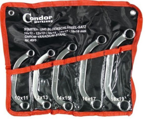Zestaw 5 kluczy do alternatora 10-19 mm Condor