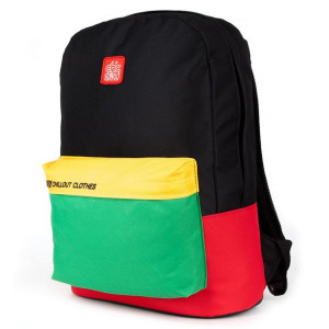 Plecak Chillout Rasta Red kolorowy szkolny