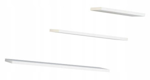 3x Minimalistyczna Półka Salon Pracownia 3 Kolory