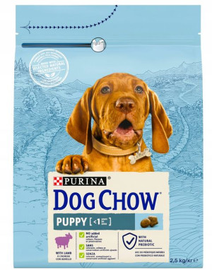 Sucha Karma PURINA DOG CHOW PUPPY Jagnięcina 2.5kg
