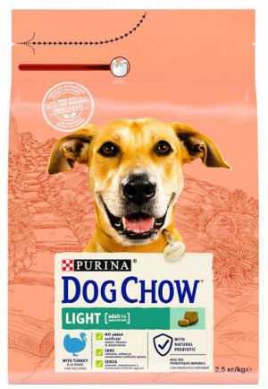 Sucha Karma PURINA DOG CHOW LIGHT ADULT Indyk 2.5kg