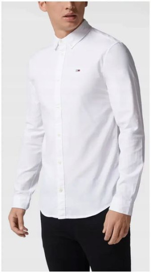 Koszula męska biała slim fit TOMMY JEANS