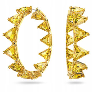 SWAROVSKI - Kolczyki Millenia Triangle Yellow GOS