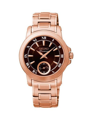 Zegarek marki Seiko model SRKZ64 kolor Różowy. Akcesoria Damskie. Sezon: Ca