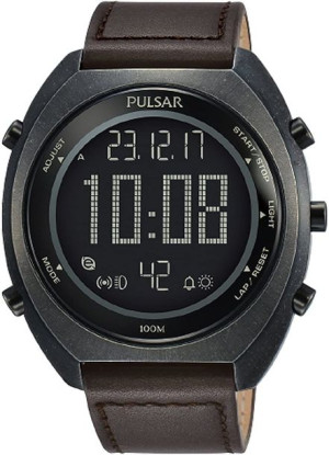 Zegarek marki Pulsar model P5A0 kolor Czarny. Akcesoria Męskie. Sezon: Cały