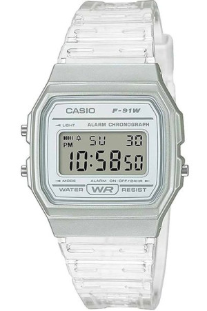 Zegarek marki Casio model F-91W_M kolor Biały. Akcesoria Dla obu płci. Sezo