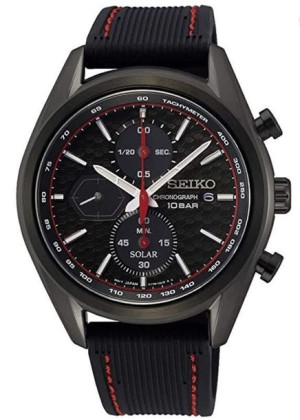 Zegarek marki Seiko model SSC777 kolor Czarny. Akcesoria Męskie. Sezon: Cał