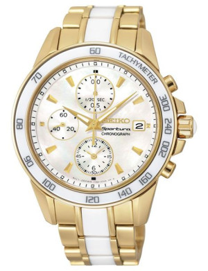 Zegarek marki Seiko model SNDX02 kolor Zółty. Akcesoria Damskie. Sezon: Cał