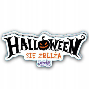 Naklejka na ścianę napis Halloween napis