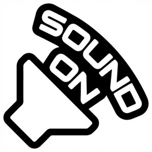 Naklejka ścienna Sound on 15 cm