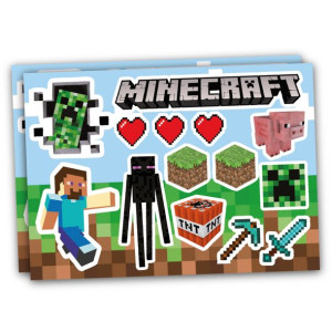Naklejki na telefon CASE ETUI MINECRAFT