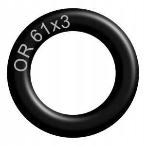 Oring 61x3 NBR70 gumowy olejoodporny (1 szt)