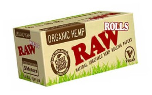 Bibułki RAW Organic Hemp 5 Metrowa Rolka