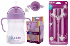 4w1 Zestaw B Box Kubek Bidon +3x Słomka Szczoteczka Gelato Dla Dzieci