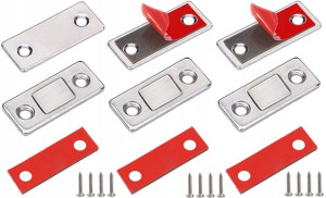 3x Magnetyczny Zatrzask Zamek Szafki Magnes Drzwi