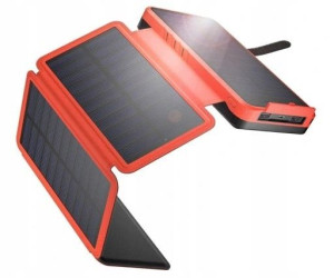 4x Solarny Powerbank 20000mah Wodoodporny Latarka