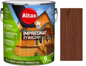 Altax Impregnat Żywiczny Do Drewna Brąz 9l