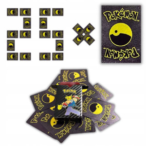 Pokemon Saszetka Kolekcjonerska 25szt Karty Czarne