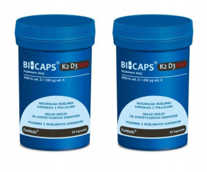 2x ForMeds BICAPS Witamina D3 4000 + K2 MAX Kości
