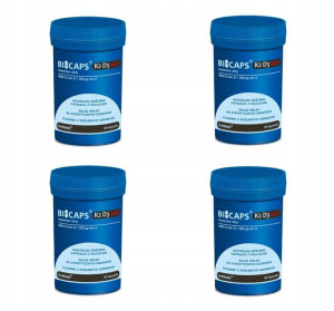 4x ForMeds BICAPS Witamina D3 4000 + K2 MAX Kości