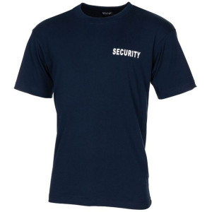 Koszulka US "Security" bedruckt niebieska 6XL