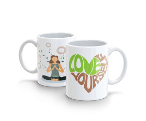Kubek 300ml Medytacja Namaste Meditation Time v4