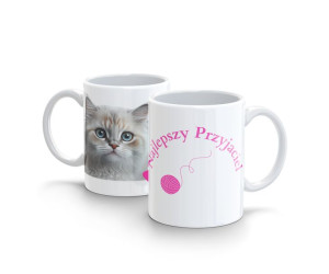 Kubek 300ml dla Kociarza Najlepszy Przyjaciel Kot v6