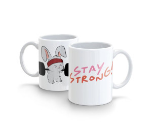 Kubek 300ml dla Siłacza Siłownia Stay Strong v8