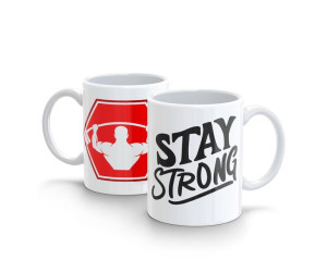 Kubek 300ml dla Siłacza Siłownia Stay Strong v6